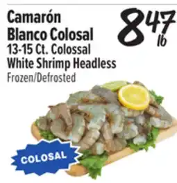 El Super 13-15 Ct. Colossal White Shrimp Headless offer