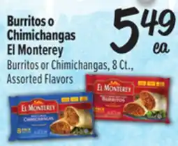 El Super Burritos or Chimichangas offer