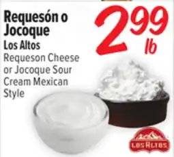 El Super Fresh Requeson Cheese or Jocoque Sour Cream Mexican Style offer