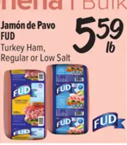 El Super Fresh FUD Turkey Ham, Regular or Low Salt offer