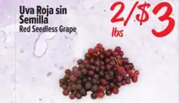 El Super Fresh Red Seedless Grape offer