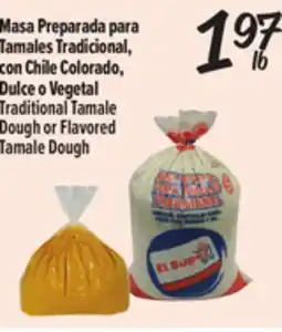 El Super Fresh Traditional Tamale Dough or Flavored Tamale Dough offer