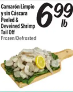 El Super Fresh Peeled & Deveined Shrimp Tail Off offer