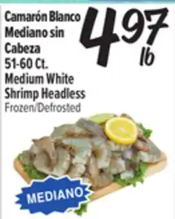 El Super Fresh Medium White Shrimp Headless offer