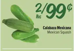 El Super Fresh Mexican Squash offer