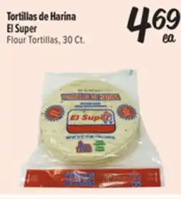 El Super Fresh Flour Tortillas offer