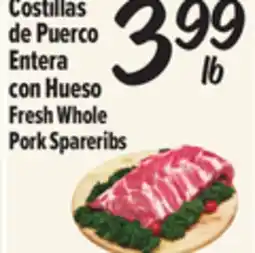 El Super Fresh Fresh Whole Pork Spareribs offer