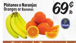 El Super Fresh Oranges or Bananas offer