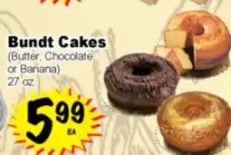 Superior Grocers Bundt Cakes offer