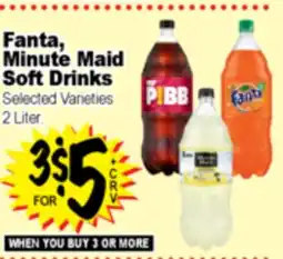 Superior Grocers Fanta, Minute Maid Soft Drinks offer