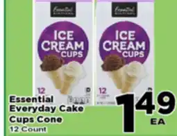 Superior Grocers Essential Everyday Cake Cone Cups offer