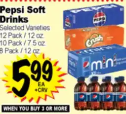 Superior Grocers Pepsi Soft Drinks offer