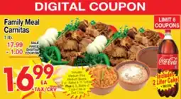 Superior Grocers Family Meal Carnitas offer