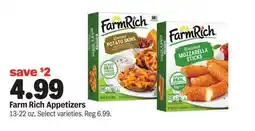 Meijer Farm Rich Appetizers offer