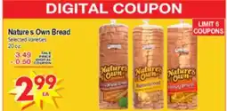 Superior Grocers Nature's Own Bread offer