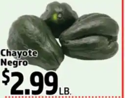 Superior Grocers Chayote Negro offer