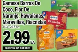Superior Grocers Gamesa Barras De Coco, Flor De Naranjo, Hawaianas, Maravillas, Riacnelas offer