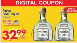 Superior Grocers Patron Silver Tequila offer