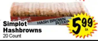 Superior Grocers Simplot Hashbrowns offer