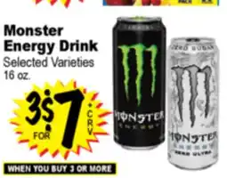 Superior Grocers Monster Energy Drink offer
