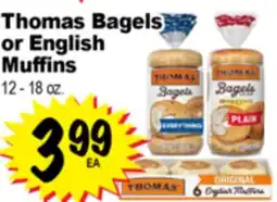 Superior Grocers Thomas Bagels or English Muffins offer