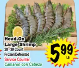 Superior Grocers Head-On Large Shrimp offer