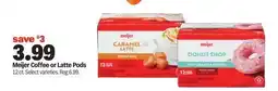 Meijer Meijer Coffee or Latte Pods offer
