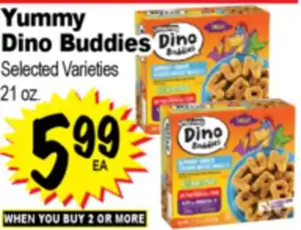 Superior Grocers Yummy Dino Buddies offer