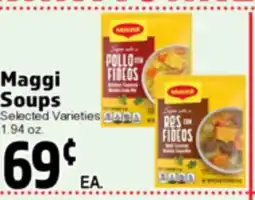 Superior Grocers Maggi Soups offer