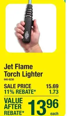 Menards Jet Flame Torch Lighter offer