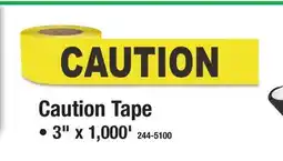 Menards Caution Tape offer