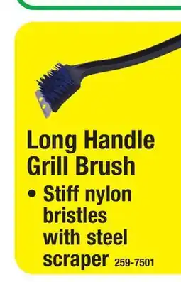 Menards Long Handle Grill Brush offer