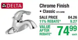 Menards Chrome Finish offer