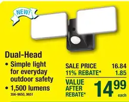 Menards Dual-Head offer