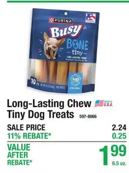 Menards Long-Lasting Chew Tiny Dog Treats offer
