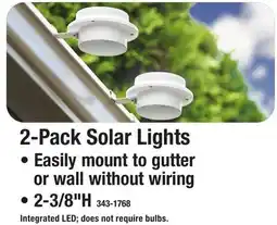 Menards 2-Pack Solar Lights offer