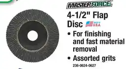 Menards 4-1/2 Flap Disc offer