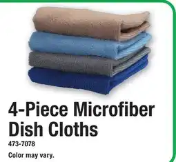 Menards 4-Piece Microfiber Dish Cloths offer