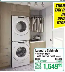 Menards Laundry Cabinets offer