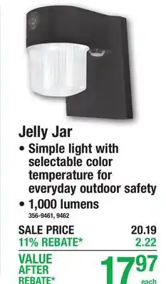 Menards Jelly Jar offer