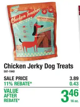 Menards Chicken Jerky Dog Treats offer