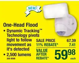 Menards One-Head Flood offer