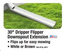Menards 30 Dripper Flipper Downspout Extension offer