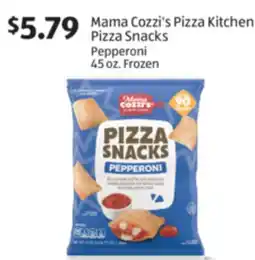Aldi Mama Cozzi's Pizza Kitchen Pizza Snacks Pepperoni offer