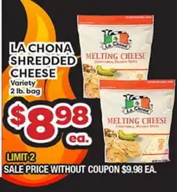 Torres Supermercado LA CHONA SHREDDED CHEESE offer
