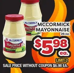 Torres Supermercado MCCORMICK MAYONNAISE offer