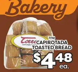 Torres Supermercado TFM CAPIROTADA TOASTED BREAD offer
