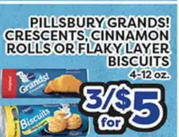 Torres Supermercado PILLSBURY GRANDS! CRESCENTS, CINNAMON ROLLS OR FLAKY LAYER BISCUITS offer