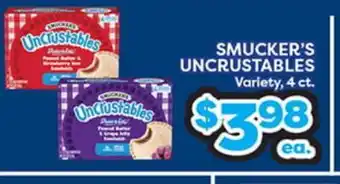 Torres Supermercado SMUCKER'S Uncrustables offer