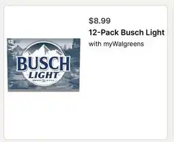 Walgreens 12-Pack Busch Light offer